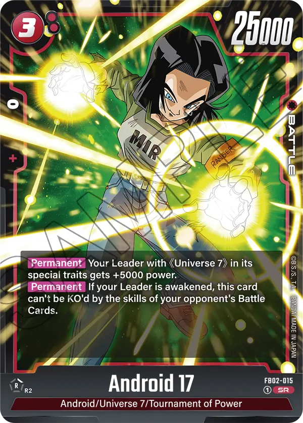 Android 17 FB02-015 Holo EN
