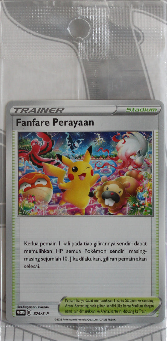 Pokémon Fanfare Perayaan (Celebration Fanfare) Indonesian Promo 374/S-P