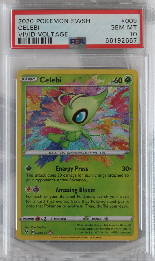 Pokémon Celebi 009/185 PSA 10 EN