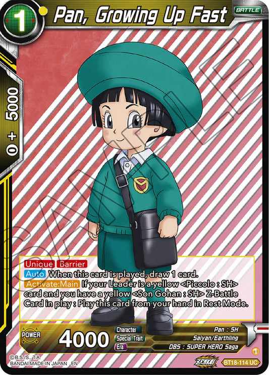 Pan, Growing Up Fast BT18-114 Holo EN