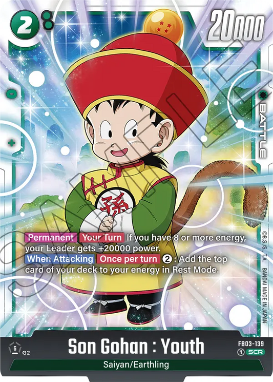 Son Gohan : Youth FB03-139 Holo EN