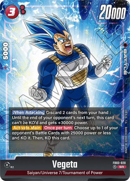 Vegeta FB03-020 Holo EN