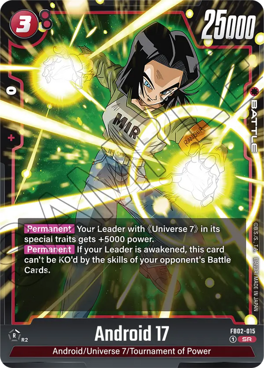 Android 17 FB02-015 Holo EN