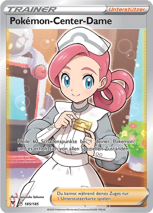 Pokémon-Center-Dame 185/185
