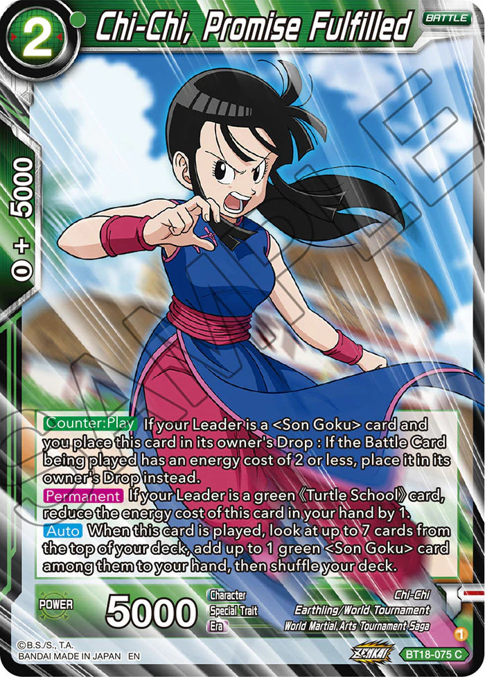 Chi-Chi, Promise Fulfilled BT18-075 Holo EN