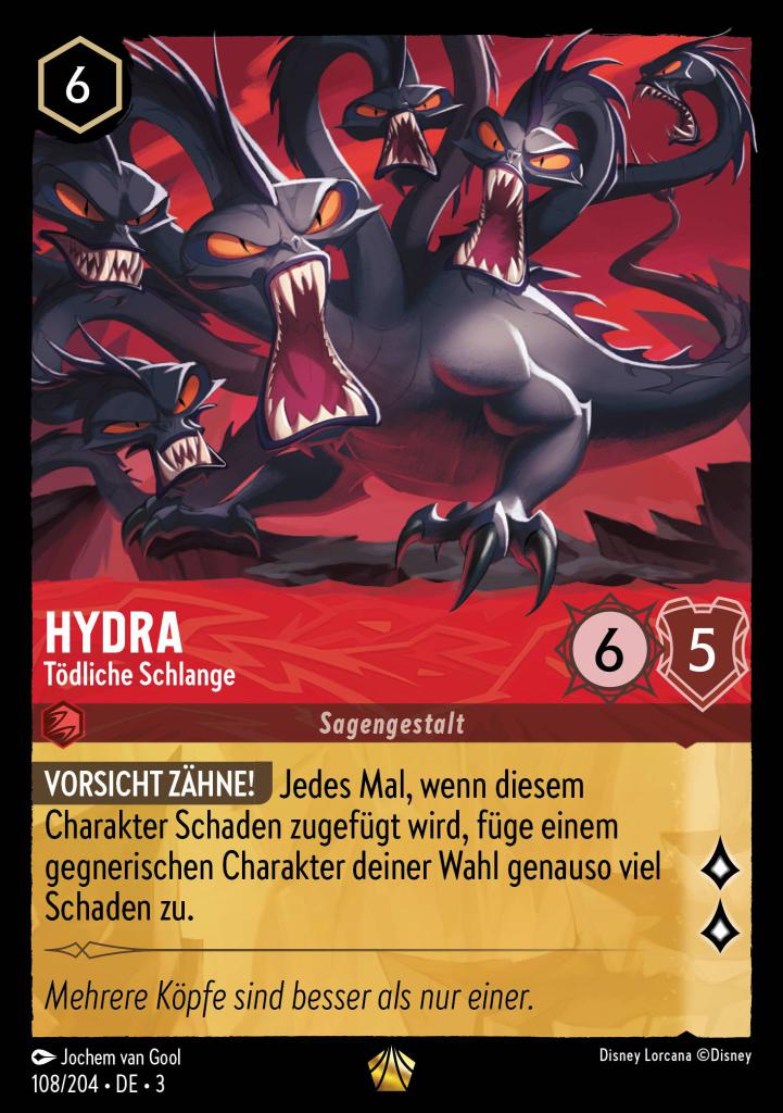 Hydra Tödliche Schlange 108/204