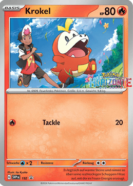 Krokel SVP 192 Promo "Pokémon Horizonte Die Serie"