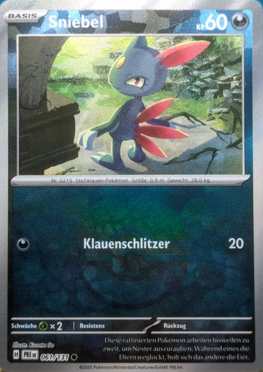 Sniebel 061/131 Pokeball Holo