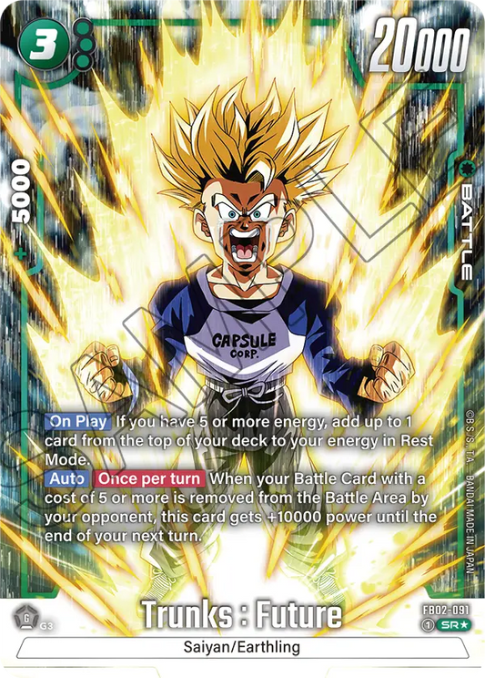 Trunks : Future FB02-091 Holo EN