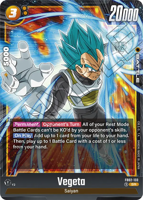 Vegeta FB02-133 Holo EN